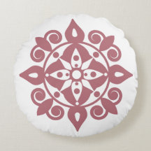 Minska nya Mandala Design runda kuddar