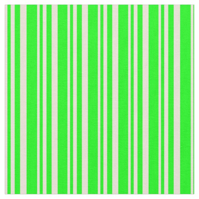 Minska- och Lime-Färgad, lind/stripe Mönster Tyg (Närbild)