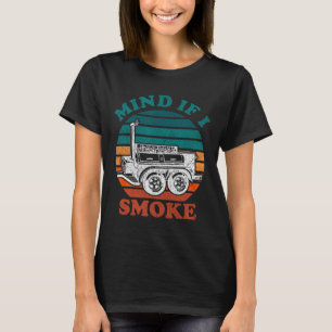 Minska om jag röker fet Bbq Smoker Kött Grilling L T Shirt