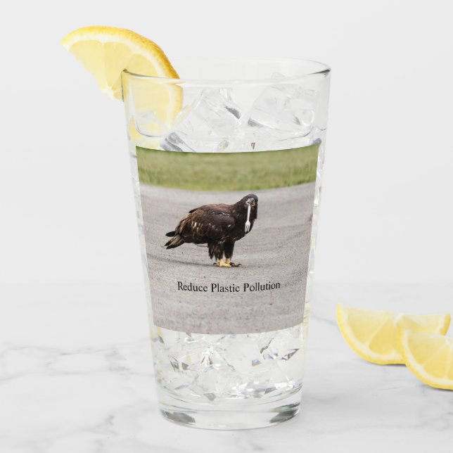 Minska plastföroreningar glaskopp (Framsida Ice)