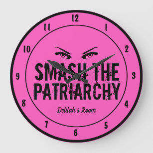 Minska Rosan för patriarkatets feministiska citatt Stor Klocka