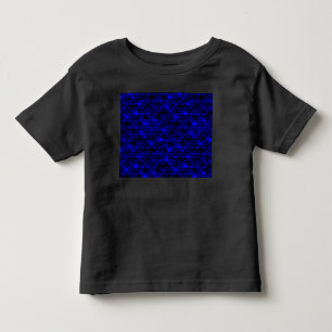 Minska skalor för Mörk blått Sjöjungfru T-shirt