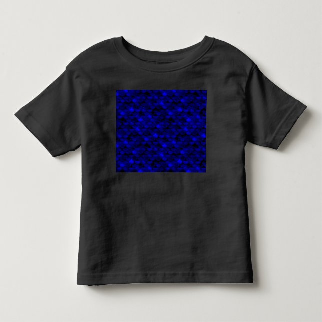 Minska skalor för Mörk blått Sjöjungfru T-shirt (Framsida)