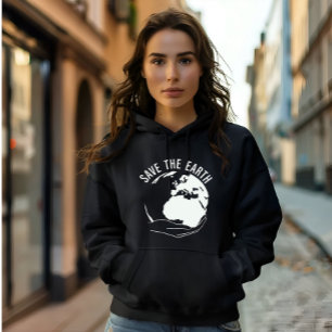 Minska sparan av återanvänd återvinna på jorden t shirt