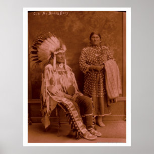 Minskar björnens Öron och fru - Kråka Poster