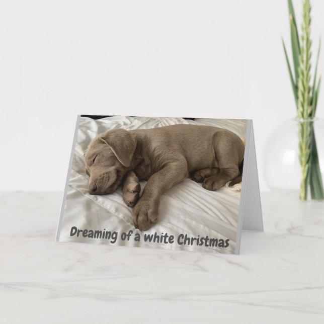 MINSKNING AV EN VITE *CHRISTMAS* ANVÄNDNING AV DEN HELGKORT (Framsida)