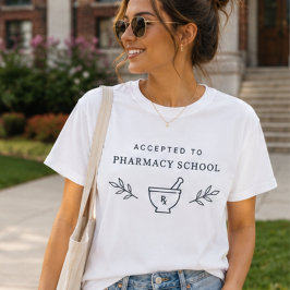 Minst accepterad till apotekarutbildningen, framti t shirt