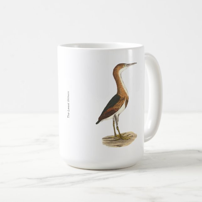 Minst Bittern (Ixobrychus exilis) New York Birds Kaffemugg (Framsida höger)