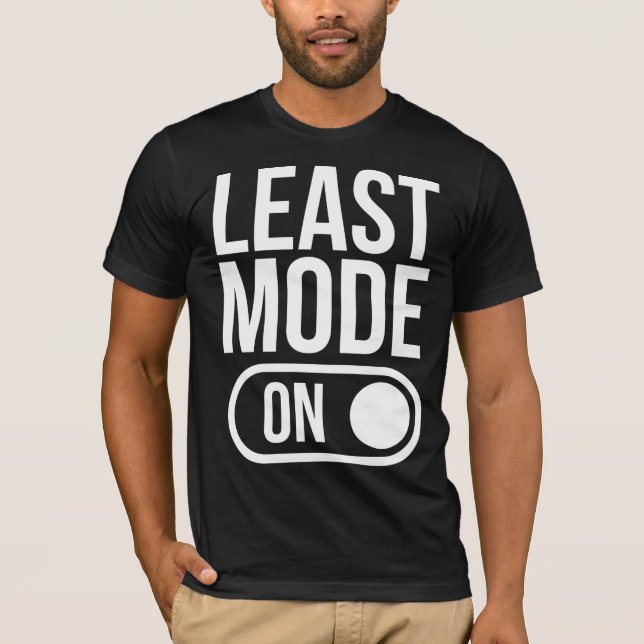 MINST LÄGE - PÅ T SHIRT (Framsida)