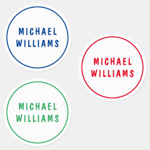 Minsta Anpassningsbar Personlig Boy Namn Set Klistermärke