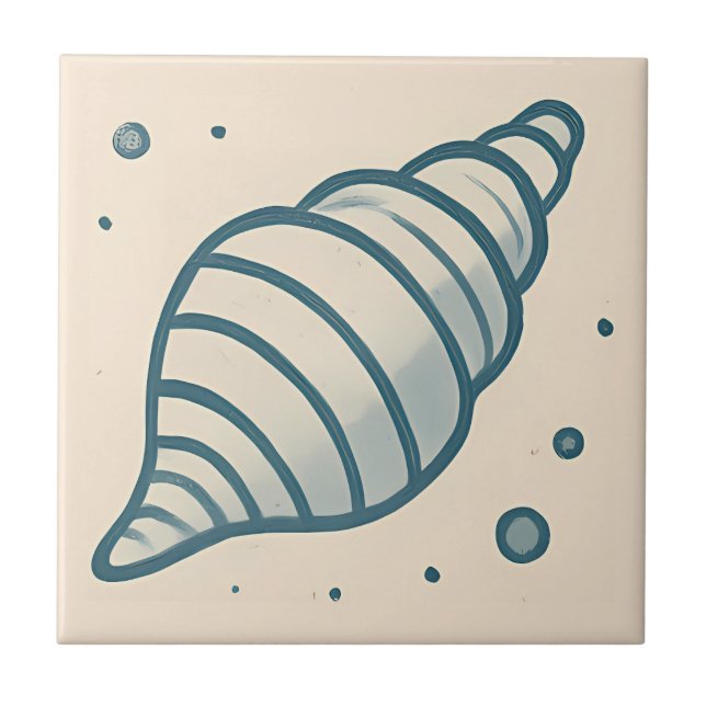 Minsta bildplatta för stripe-Spiral-Snäcka Kakelplatta (Framsidan)