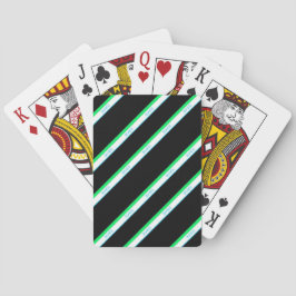 Minsta blå Grönt svart japansk Rand-text Casinokort