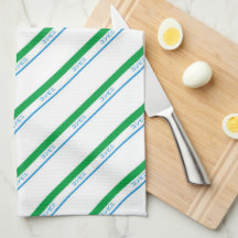 Minsta blåa Grönt, medelstor japansk Rand-text