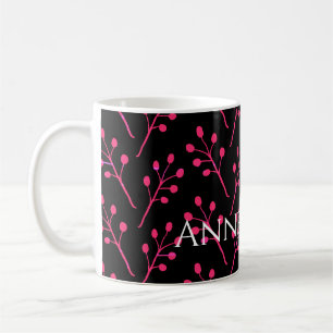 Minsta Botaniska art Mönster Kaffemugg