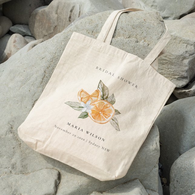 Minsta botaniska Orange Boho-Möhippa Tygkasse (Skapare uppladdad)