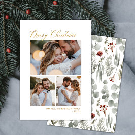 Minsta botaniska skript 3 multifotomul julkort