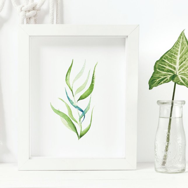 Minsta botaniska vattenfärgsväggsdecor för växthus poster (botanical watercolor art by Victoria Grigaliunas of Do Tell A Belle)