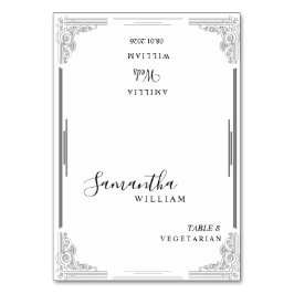 Minsta Bröllop-monteringskort för elegant Bordsnummer