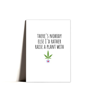 Minsta Cute Stoner Valentines day-kort Helgkort