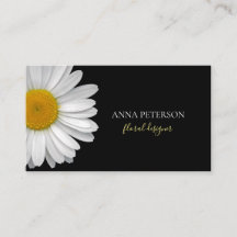 Minsta Daisy för Elegant blommar på svart