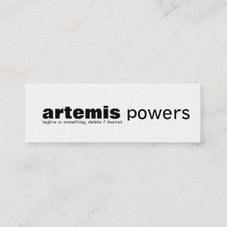 Minsta design för enkel mager visitkort som är röd