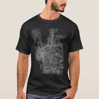 Minsta El Paso stadskarta (det STORA TRYCKET) T Shirt