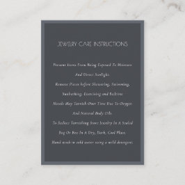 Minsta Elegant Blå svart, vit judiskt handväv Visitkort