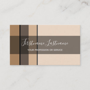 Minsta elegant-rektanglar för jordtoner beige sand visitkort