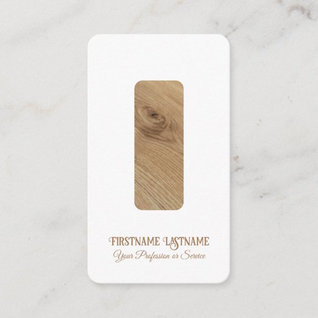 Minsta elegant stil insida-designer visitkort (Framsida)