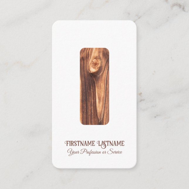 Minsta elegant stil insida-designer visitkort (Framsida)