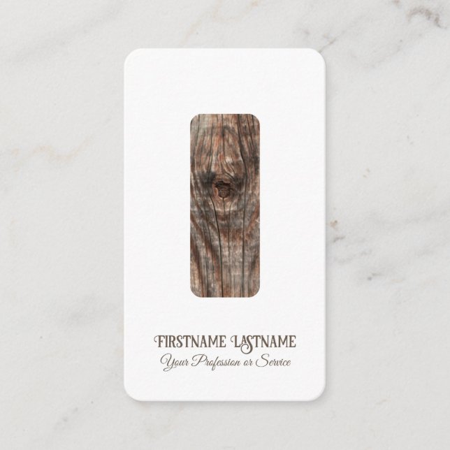 Minsta elegant stil insida-designer visitkort (Framsida)