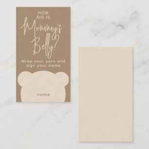 Minsta enkla moderna Bear Shower mamma-klockspel Tilläggskort