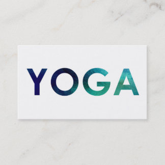 Minsta & enkla visitkortar för vattenfärgYoga Visitkort
