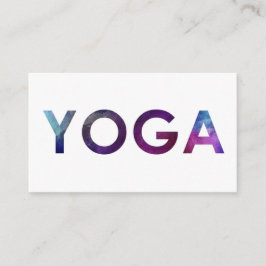 Minsta & enkla visitkortar för vattenfärgYoga Visitkort