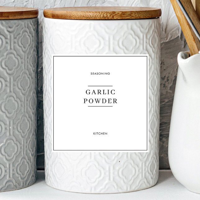 Minsta etiketter för Burk i kökspanelen (Skapare uppladdad)