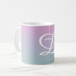 minsta färggradientretro för elegant mönster kaffemugg