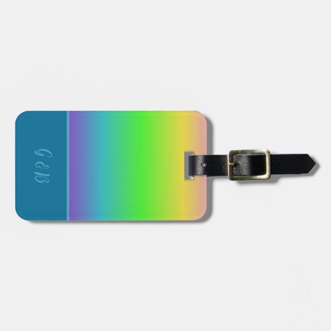 minsta färgmängd lgbtq gay pride månad bagagebricka (Horisontell Framsida)