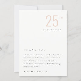 Minsta fet Dusky, årsdag Tack Kort