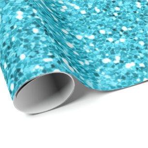 Minsta för turkos för hav för Tiffany glitterAq Presentpapper