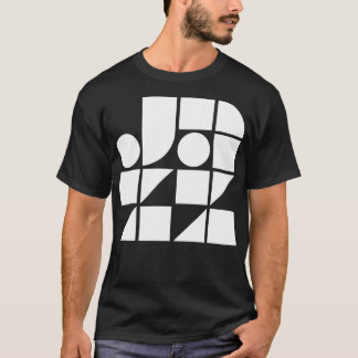minsta form för jazz-geometri t shirt
