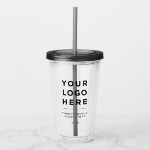Minsta Grått Personlig-rensa tumlare med straw Take Away Mugg