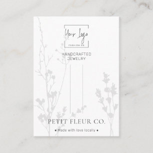 Minsta jodblommor: Juvelry Hair Clip Visning Card