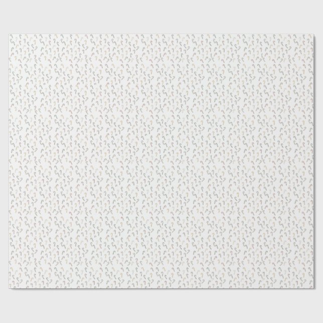 Minsta Kandestänger Scandi Juldesign Presentpapper (Platt)