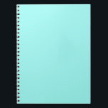 minsta lilla chic akvblåturkos anteckningsbok med spiral<br><div class="desc">Minimalistisk chic akvblåturkos,  hustillbehör. Tillbehör till Preppy aqua Blue mode.</div>