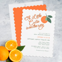 Minsta lilla Cutie Clementine Baby Shower