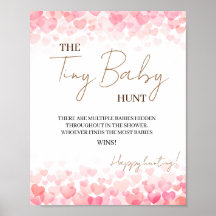 Minsta lilla lilla Baby Hunt Baby Shower-spelet Ru