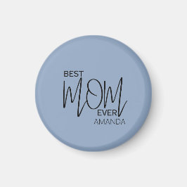 Minsta Mamma någonsin för handskrivet skript Magnet