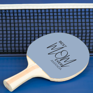 Minsta Mamma någonsin för handskrivet skript Pingisracket