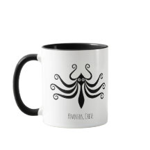 Minsta marina Stil Minoan Octopus Mugg