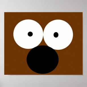 Minsta minimalistiska Ansikte Poster